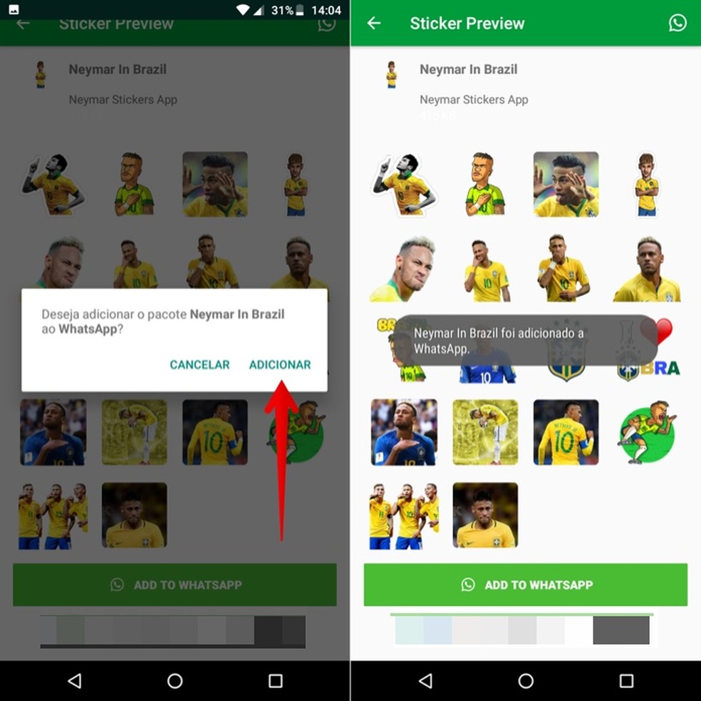 Figurinhas do Neymar no WhatsApp: saiba como usar stickers na conversa