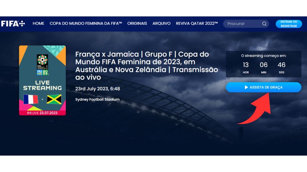Fifa+ transmite jogos da Copa de graça só para o Brasil; veja como