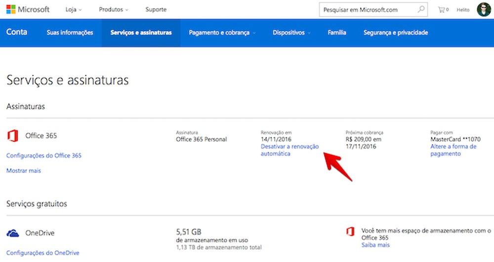 Como cancelar a assinatura do Office 365