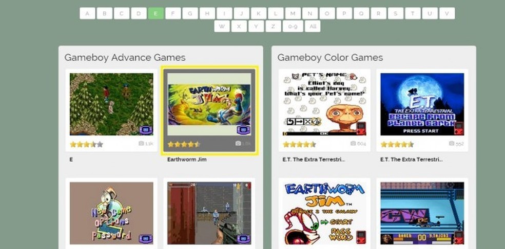 Vizzed - Jogue GBA e outros jogos antigos Online! 