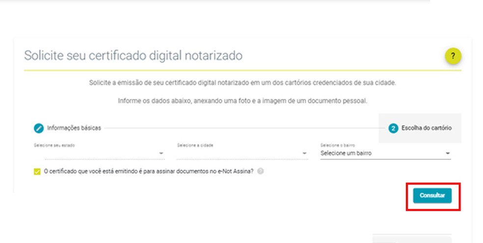 Como reconhecer firma online pela plataforma e-notariado