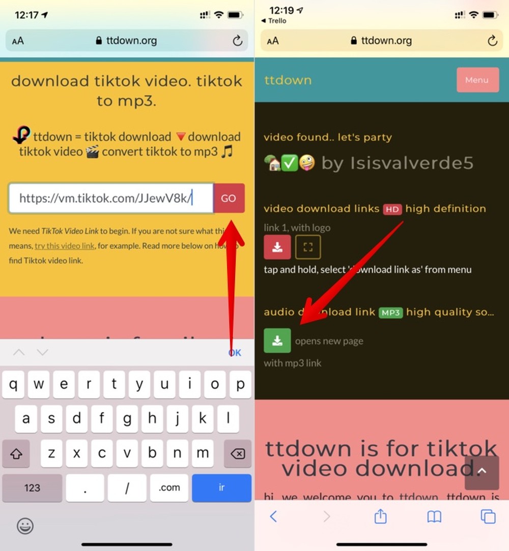 Como baixar áudio do TikTok no iPhone, Android ou computador