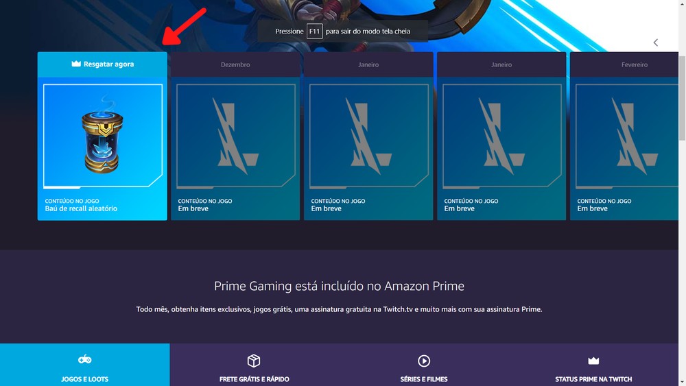 LOL Wild Rift: como resgatar skins no Amazon Prime Gaming