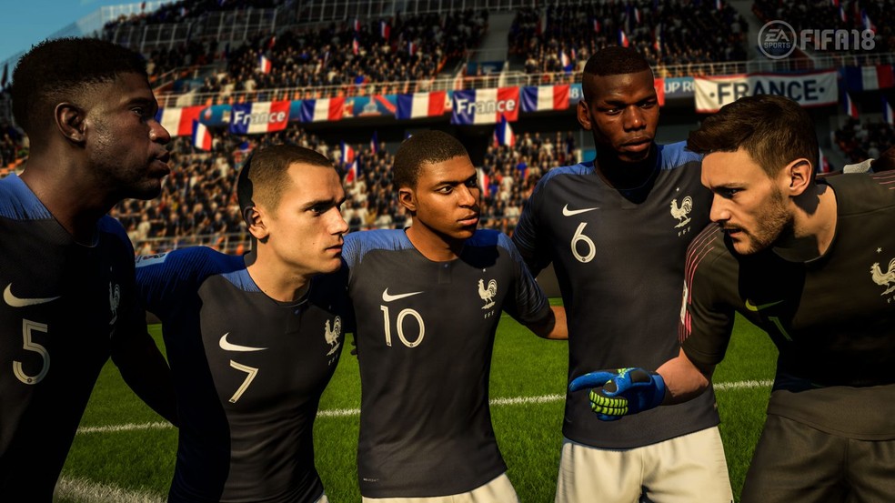 FIFA 18 trouxe a Copa do Mundo da Rússia em formato de DLC gratuita pela primeira vez — Foto: Divulgação/EA