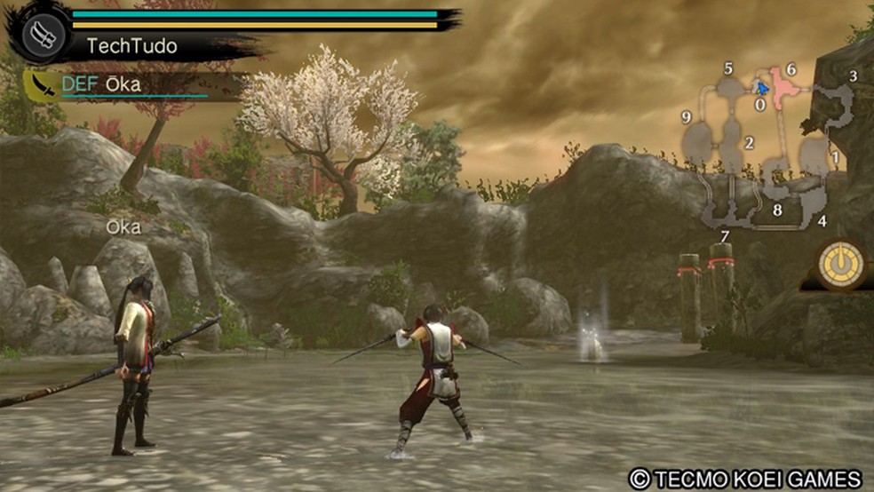 Screenshot da tela de gameplays: A. Diablo 3, B. Doom, C. League of