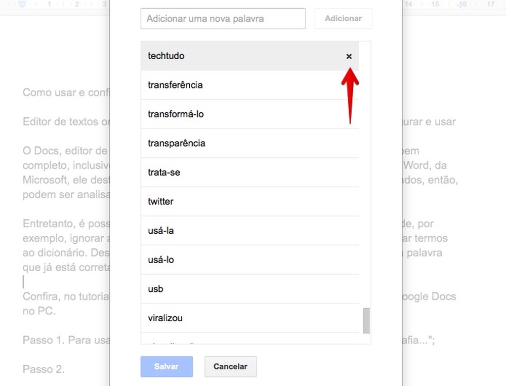 Como usar e configurar o corretor ortográfico do Google Docs