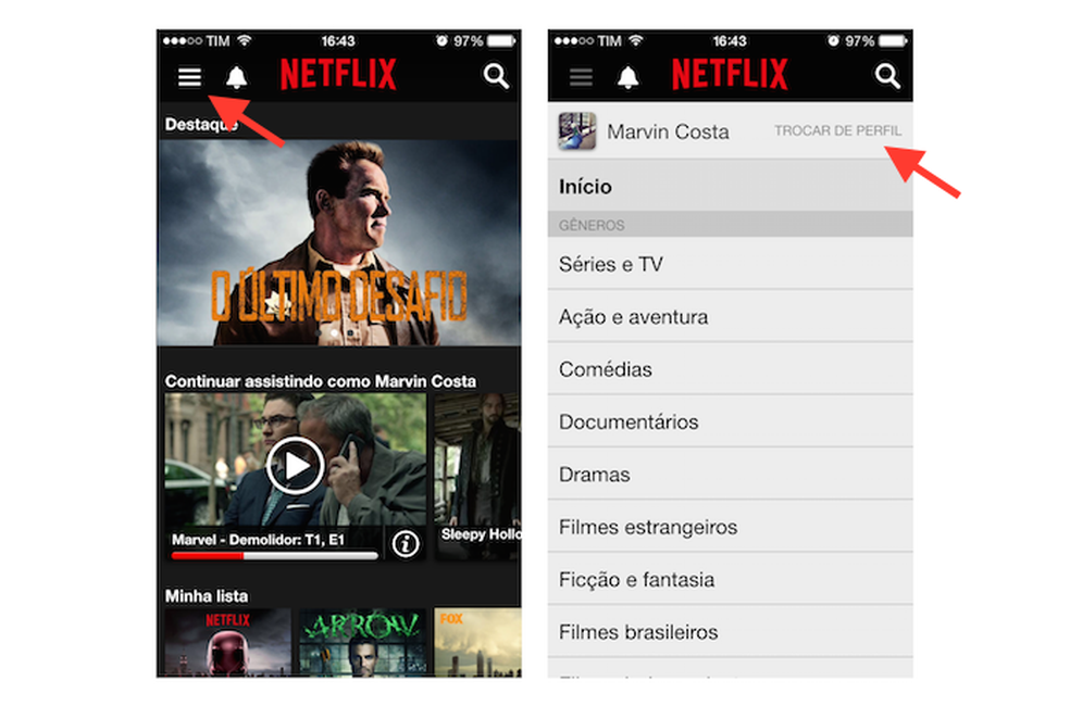 Aprenda a excluir um perfil do Netflix pelo celular