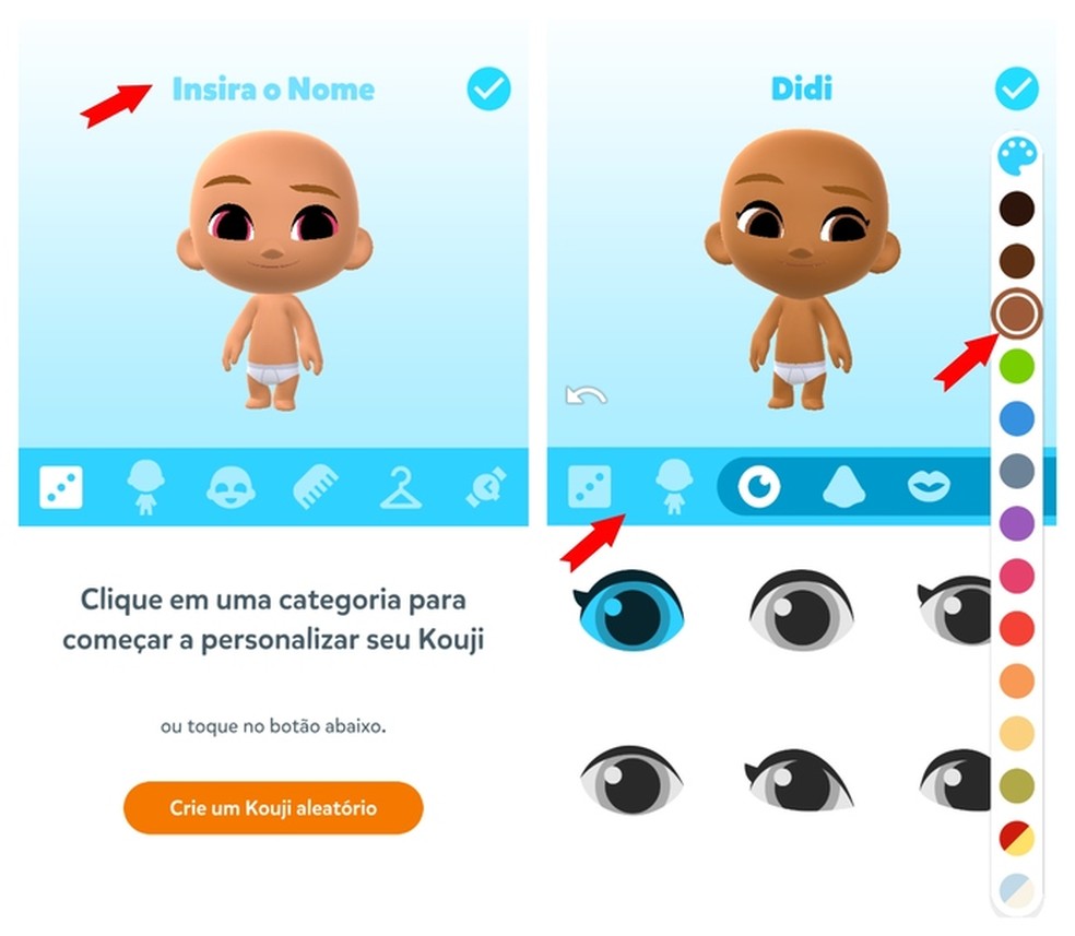 Passo a passo para criar seu Avatar no MegaJogos!