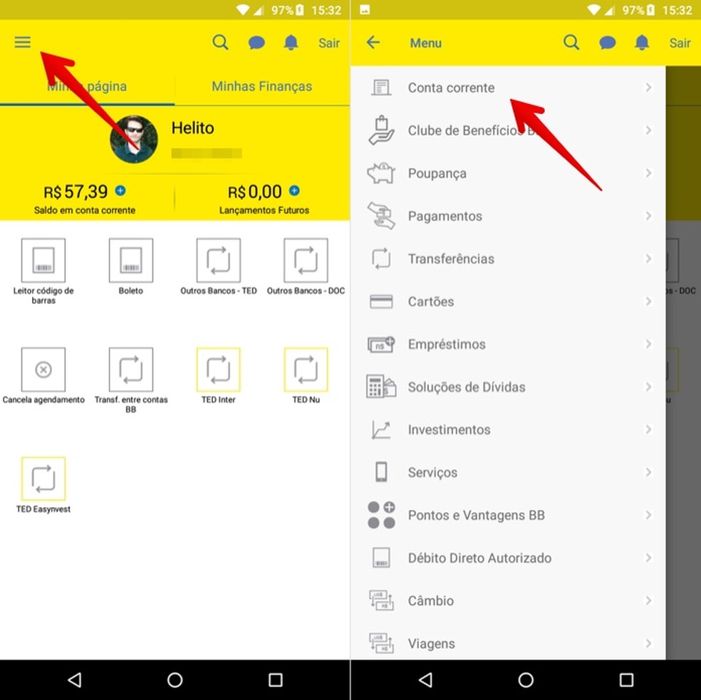 Como baixar Informe de Rendimentos 2019 no Banco do Brasil pelo celular