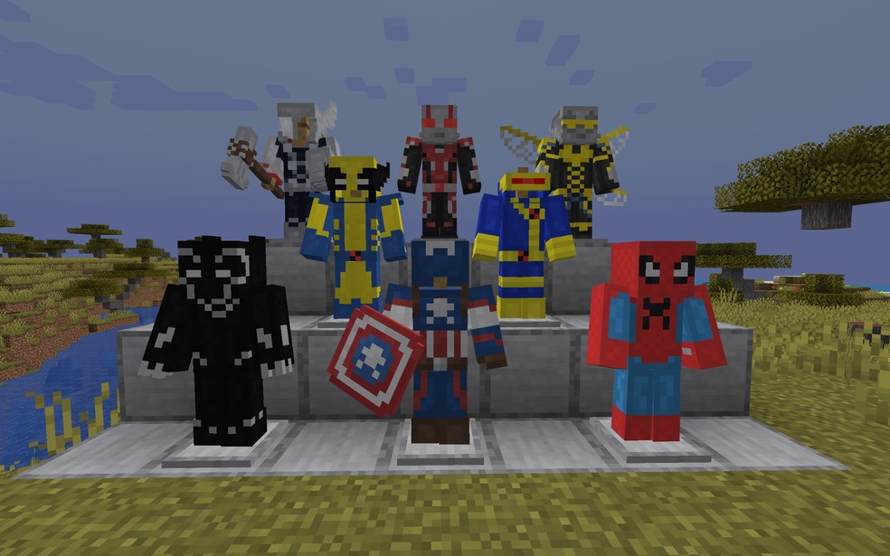 Mod Marvel Superheroes para o Minecraft — Foto: Divulgação/Curseforge