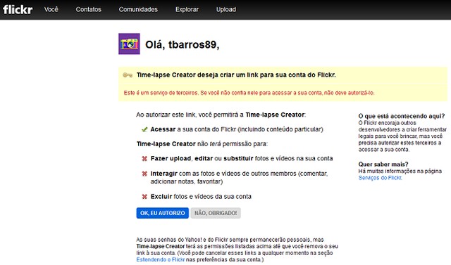 Como fazer um vídeo em timelapse com suas fotos do Flickr
