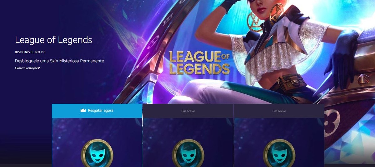 League of Legends (LoL): como resgatar skins no  Prime Gaming
