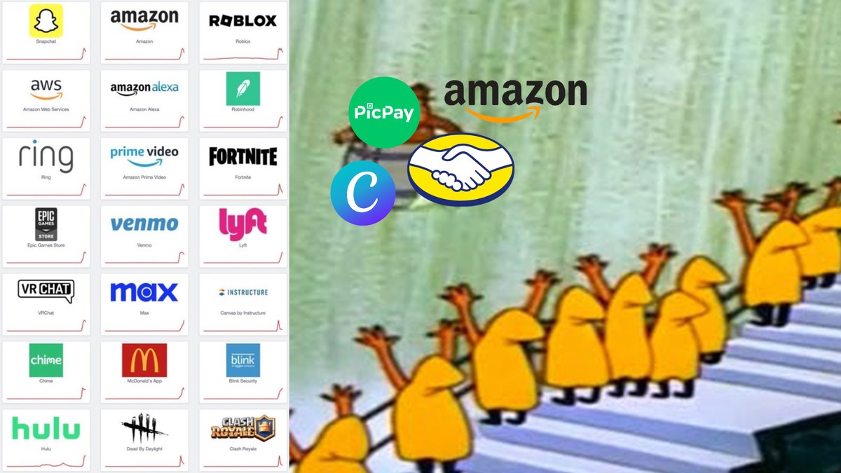 Nuvem da Amazon caiu: falha no servidor gera memes nas redes; confira