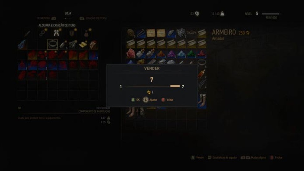 Faça dinheiro vendendo itens (Foto: Reprodução/Murilo Molina) — Foto: TechTudo