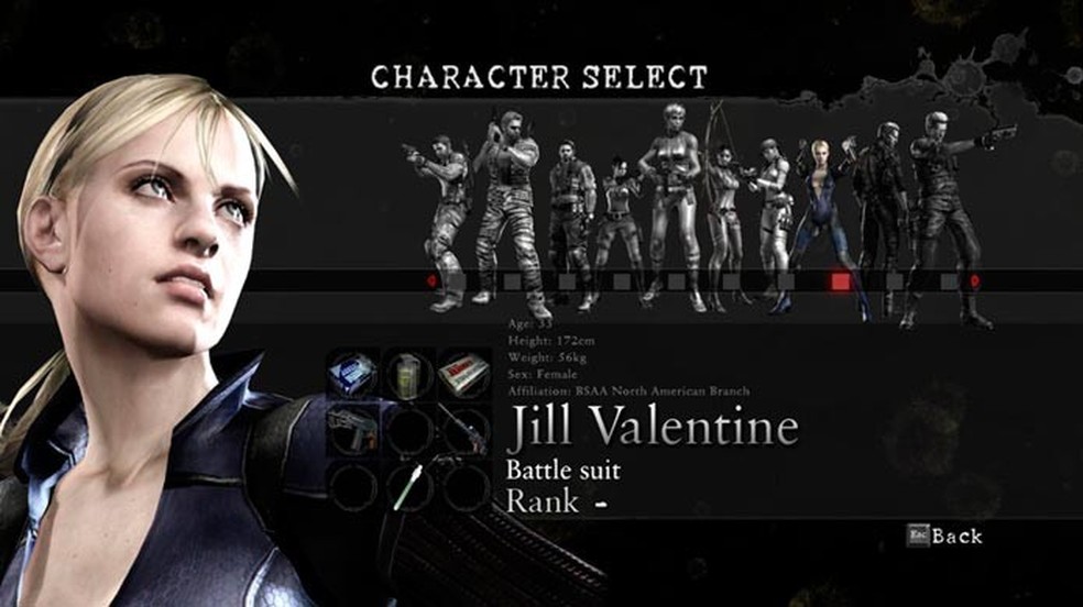 Resident Evil 5: Mercenaries Characters【HD】 