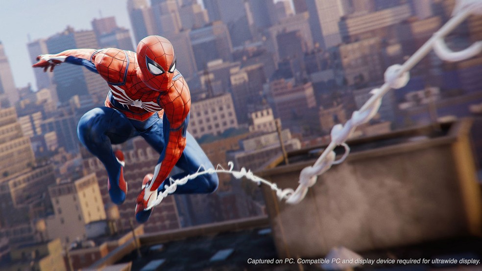 Marvel's Spider-Man trouxe uma incrível aventura de mundo aberto como há muito tempo o herói não recebia — Foto: Reprodução/Steam