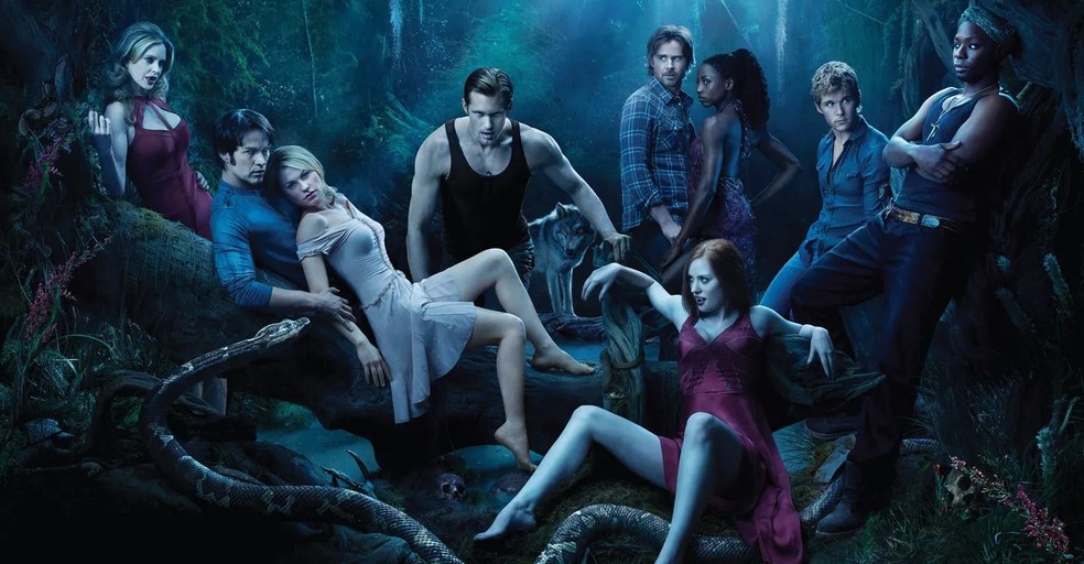 True Blood é uma das séries de vampiros mais aclamadas entre o público e a crítica  — Foto: Reprodução/JustWatch
