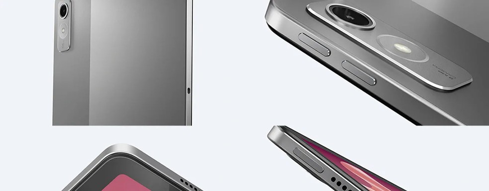 Lenovo Tab P12 traz estrutura em metal e cor única para o mercado nacional — Foto: Reprodução/Lenovo