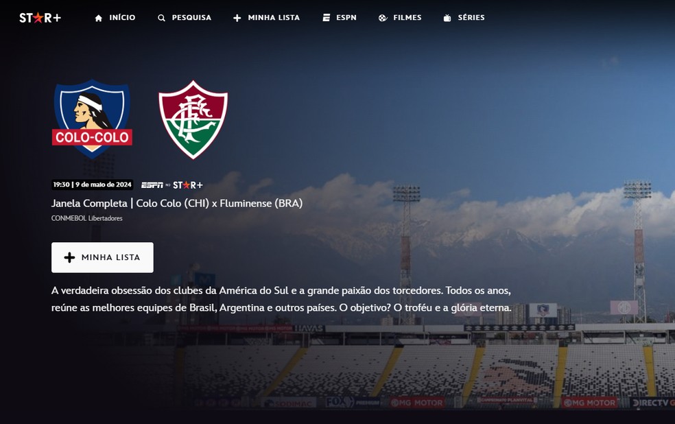 Saiba como assistir a Colo-Colo e Fluminense ao vivo pela Libertadores 2024 nesta quinta (9) — Foto: Reprodução/Rodrigo Fernandes