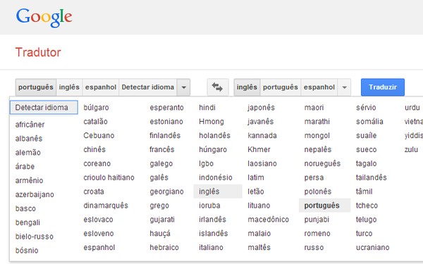 Artigos em Inglês - Com tradução para o português do Google