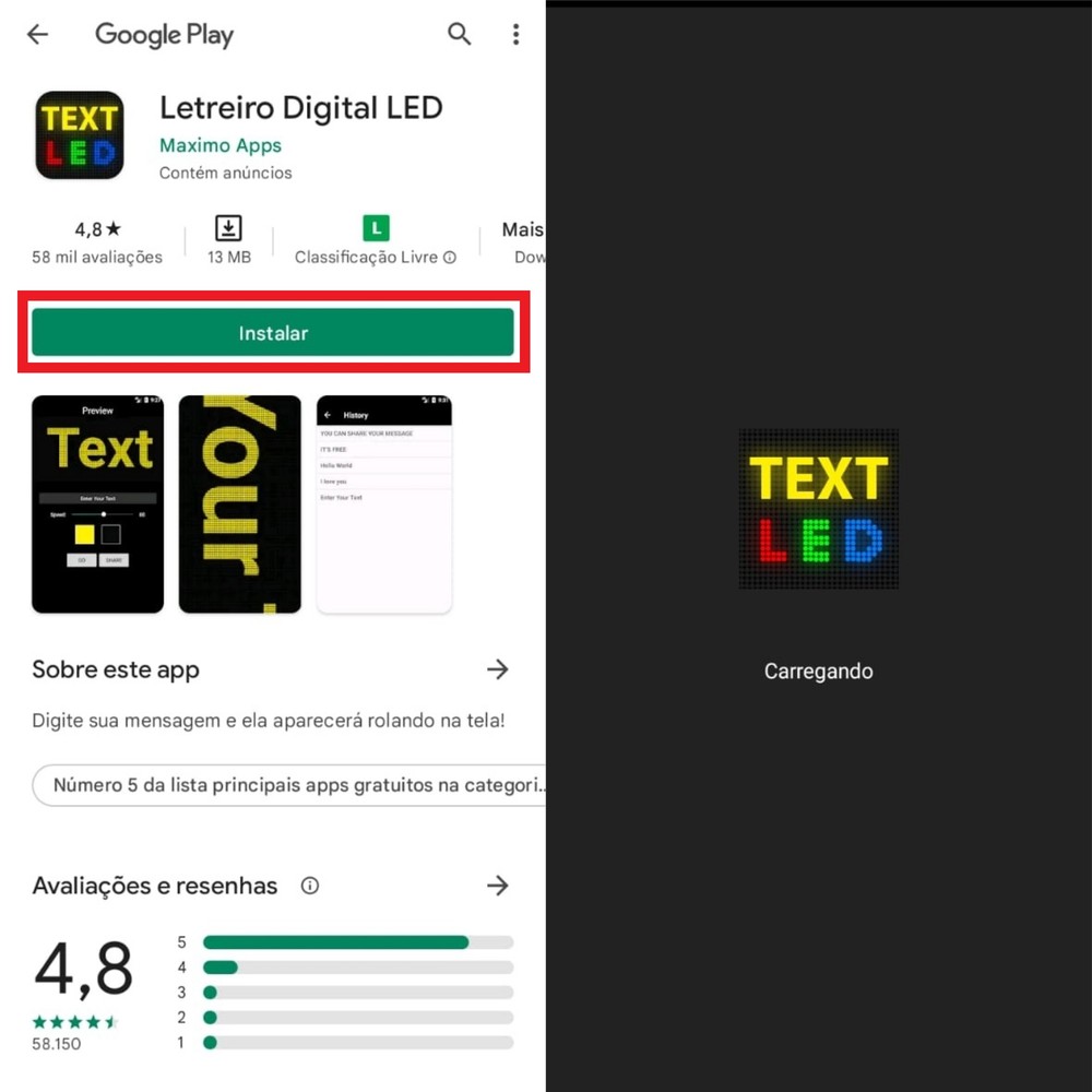 App de letreiro digital: como fazer letreiro luminoso no celular