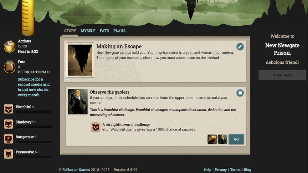  Reprodução/Failbetter Games