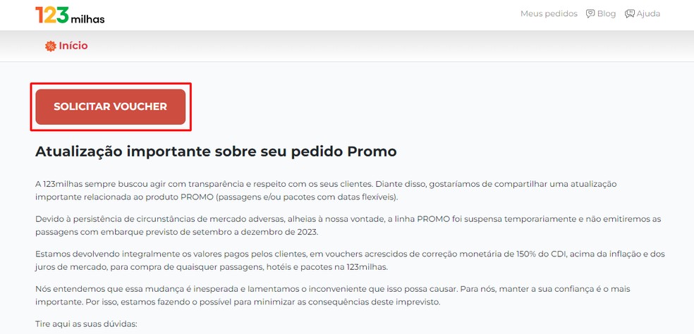 123 Milhas suspende passagens 'promo'; veja como pedir voucher