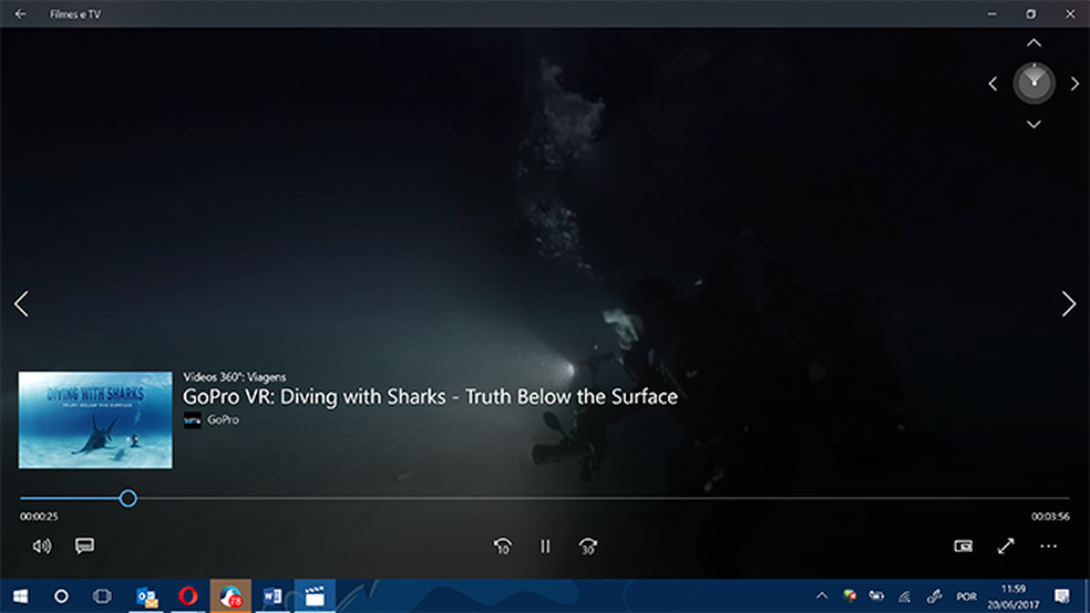 Como assistir vídeos em 360º no Windows 10