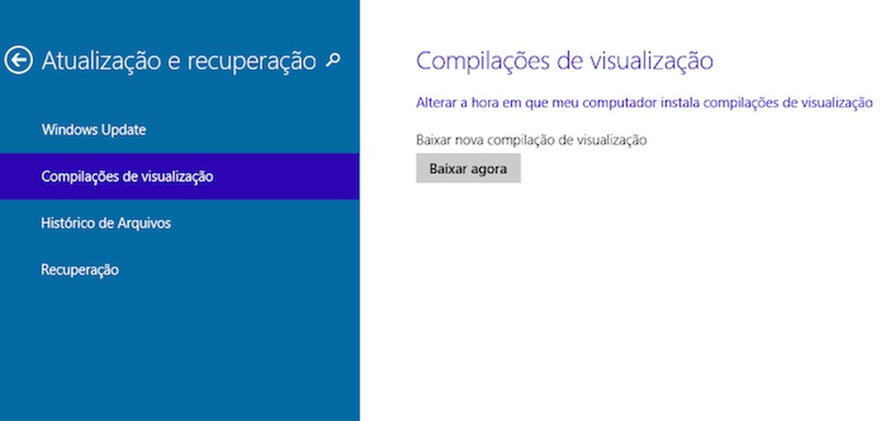 Baixando nova versão do Windows 10 Technical Preview (Foto: Reprodução/Helito Bijora) — Foto: TechTudo