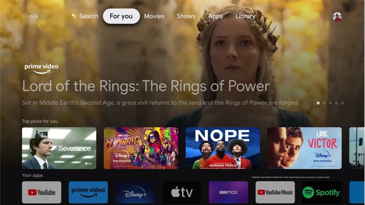 TCL C645 tem o ao Google TV