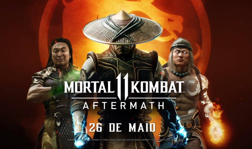 Mortal Kombat 11: Aftermath anuncia três pacotes de skins; veja