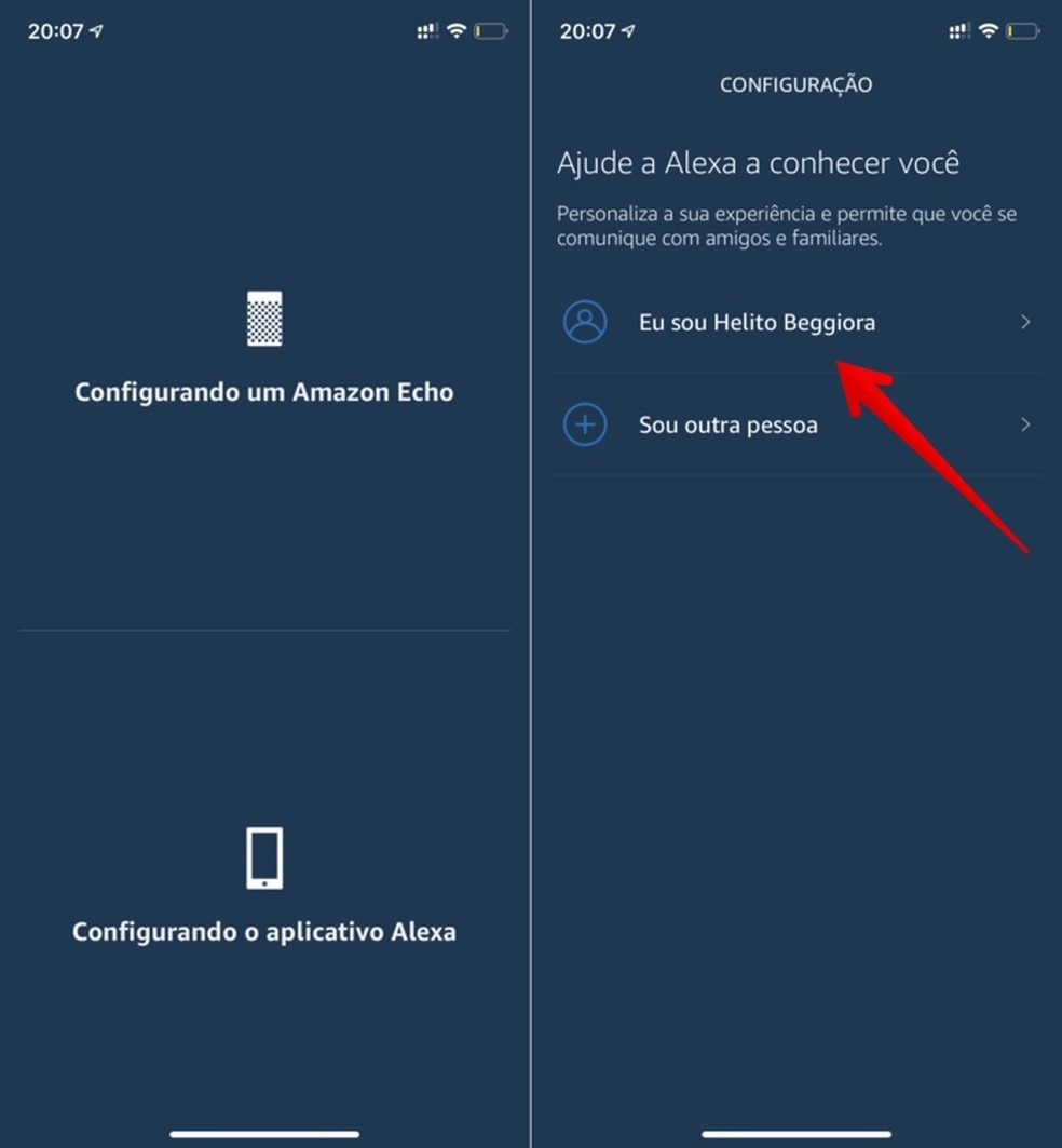 Configurar alexa online en android