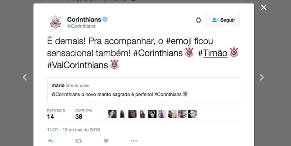 Flamengo lança hashtag e emoji no Twitter para o Campeonato Brasileiro