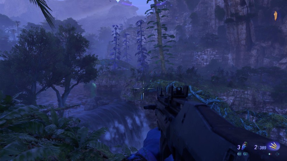 Mira em Avatar: Frontiers of Pandora lembra um pouco da jogos como Counter-Strike; veja o review completo — Foto: Reprodução/Adriano Assumpção