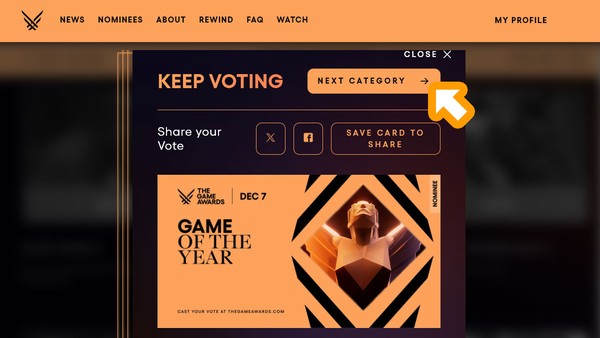 Deixe Seu Voto na Votação do The Game Awards no Fortnite!