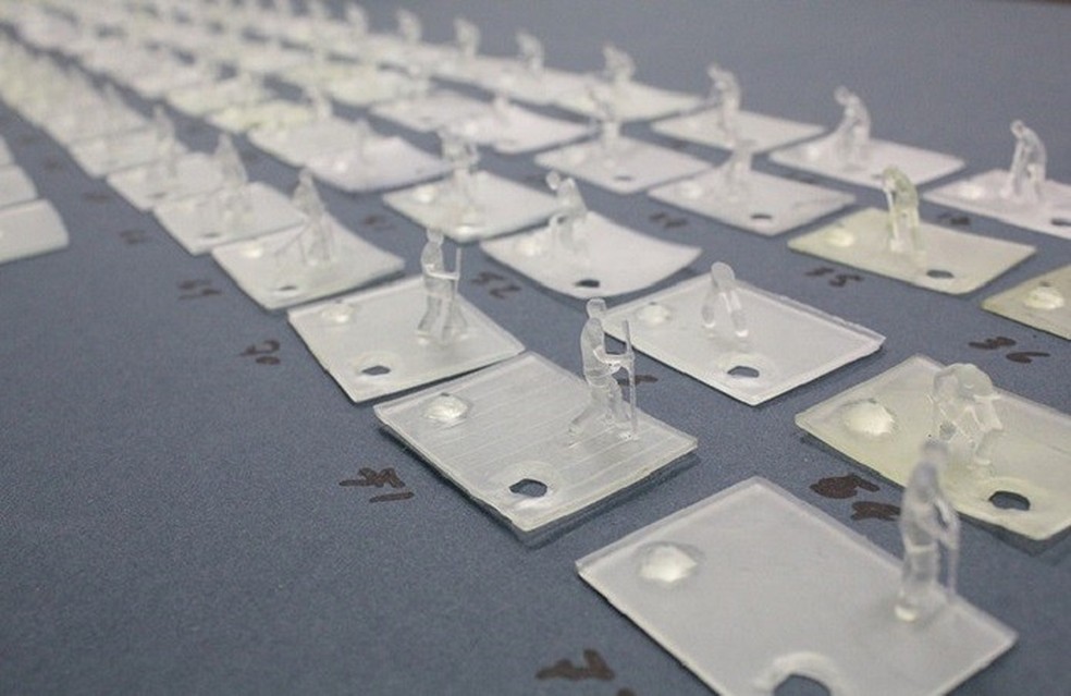 As 85 esculturas impressas em 3D (foto: Reprodução/3dPrint) — Foto: TechTudo