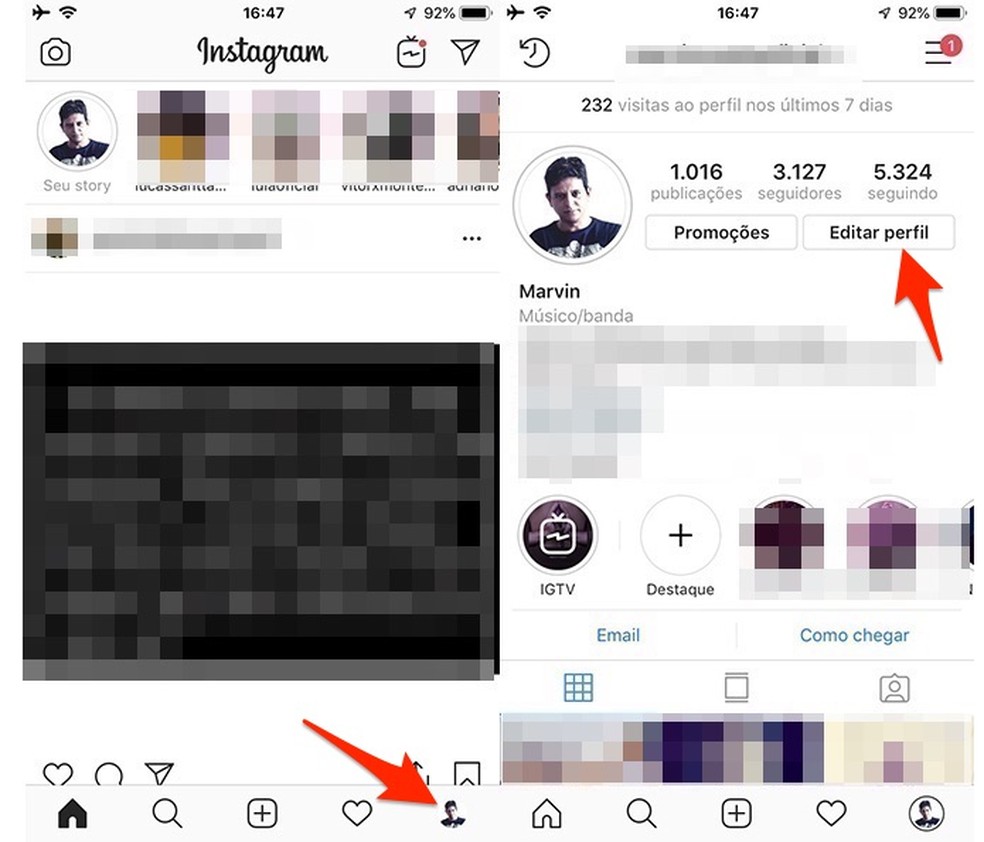 Como descobrir o e-mail do seu Instagram