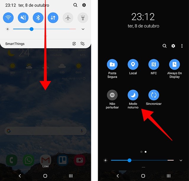 Como ativar o modo noturno (escuro) no WhatsApp — Android e iPhone