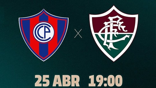 Cerro Porteño x Fluminense ao vivo: horário e onde assistir à Libertadores