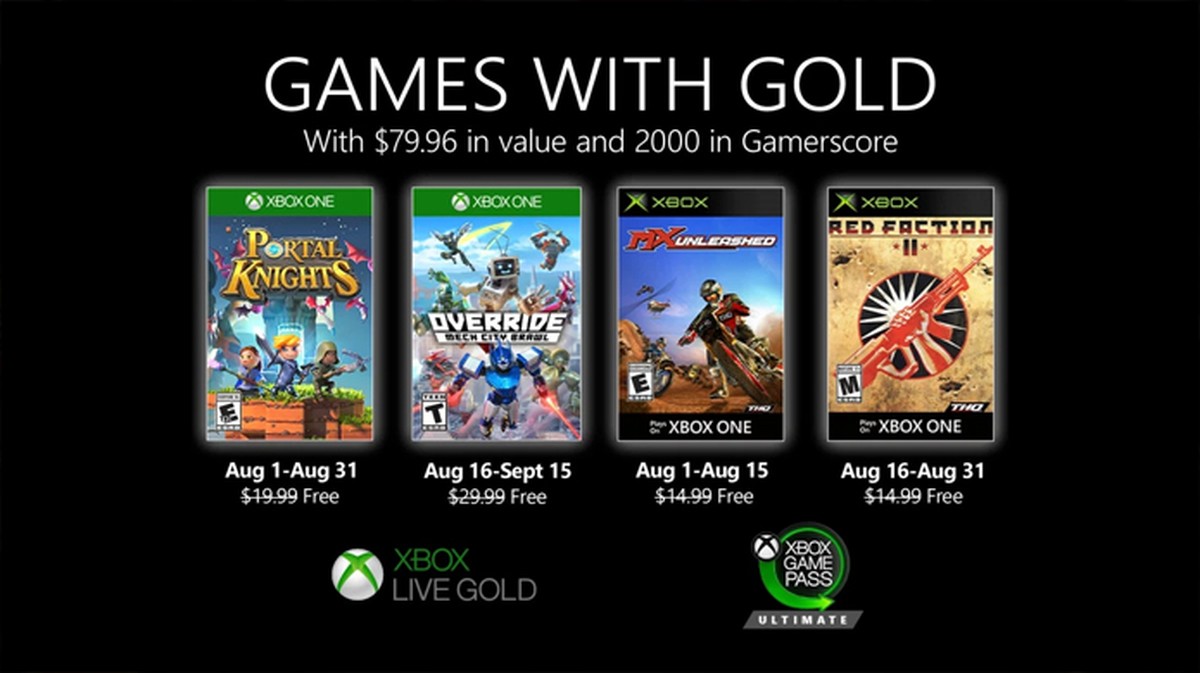 Anunciados os primeiros jogos de Agosto do Xbox Game Pass
