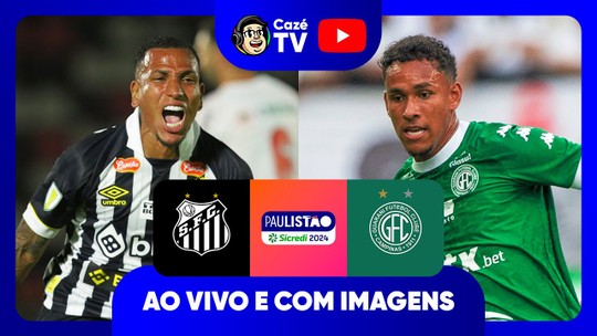 Santos x Guarani: como assistir ao jogo do Paulistão 2024 na CazéTV