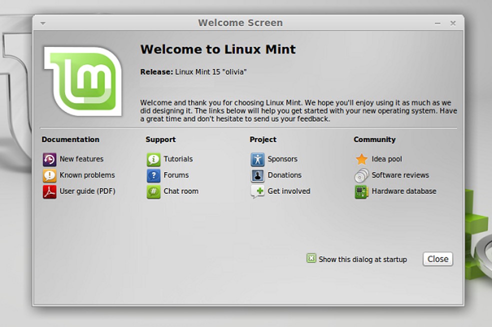 Mint 15 traz mudanças que melhorar a experiência do usuário (Foto: Reprodução/WebUpd8) — Foto: TechTudo