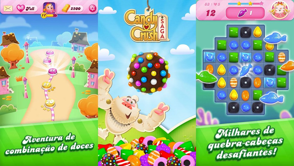 Candy Crush já possui mais de 17 mil fases em 2024 e recebe mais conteúdo regularmente — Foto: Reprodução/Google Play Store