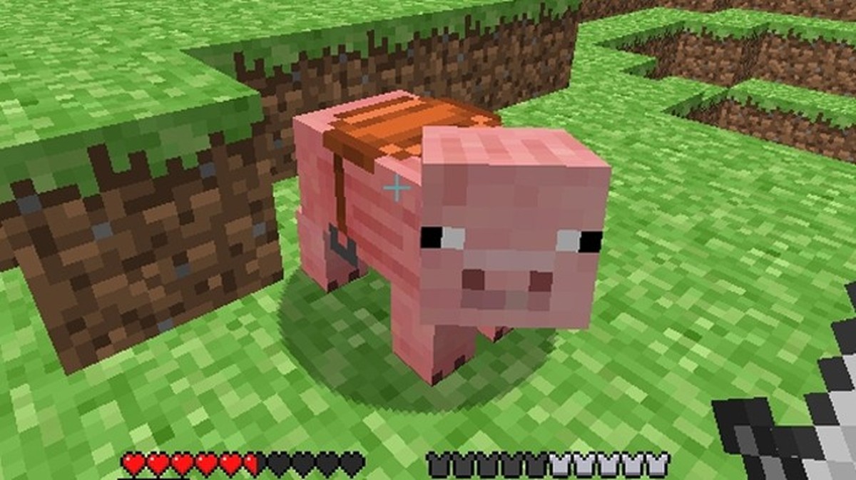 Свинья с седлом майнкрафт