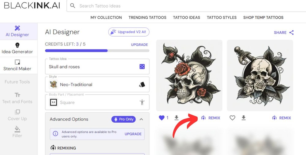 BlackInk AI como usar a inteligência artificial que gera tatuagens