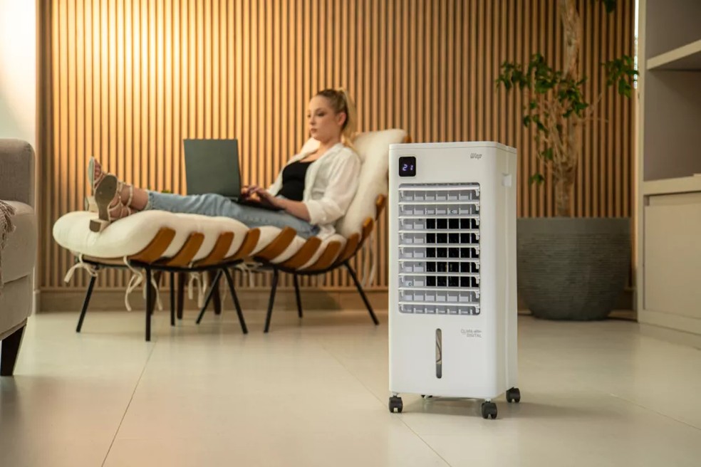 Ter um climatizador de ar em casa pode aliviar nos dias de muito calor; confira modelos com desconto na Semana do Consumidor — Foto: Reprodução/Mercado Livre