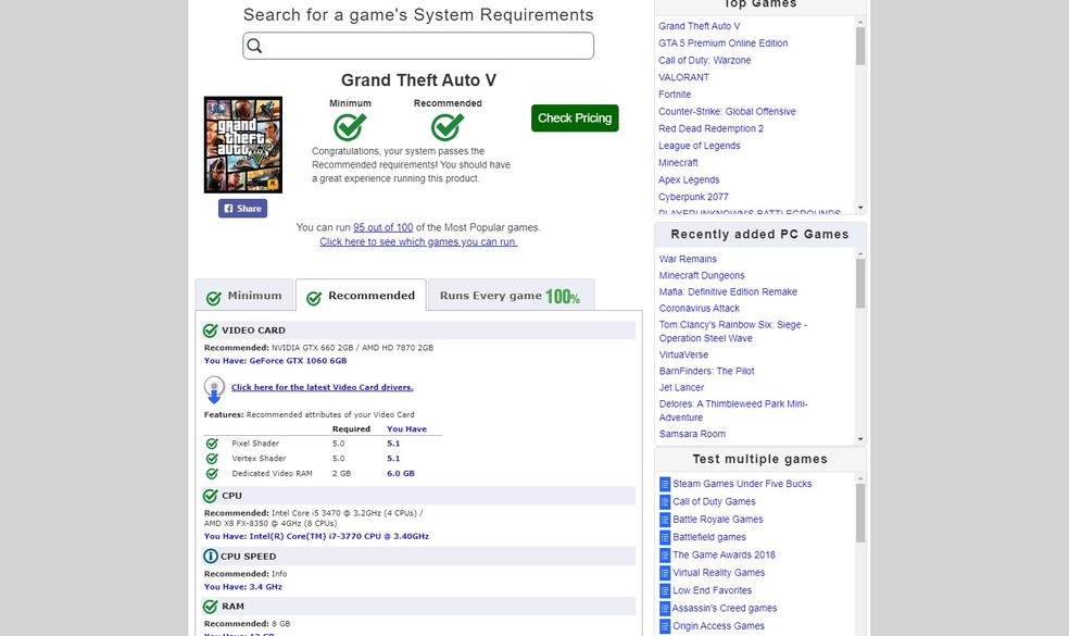 GTA 5: requisitos mínimos e recomendados para jogar
