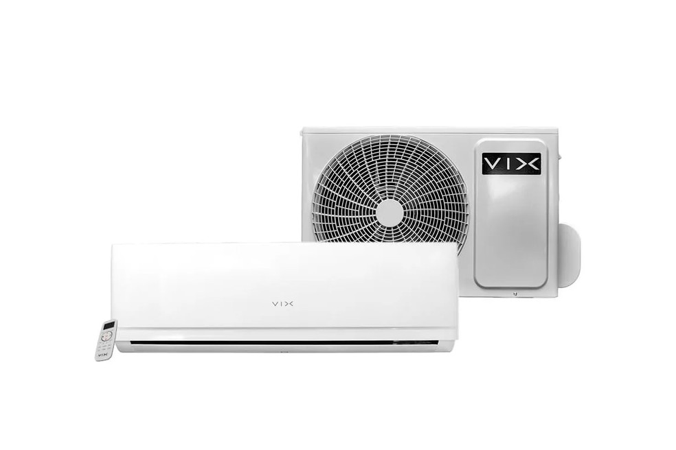 Ar Condicionado Split Inverter Vix 30000 BTU/h Frio AS-30TW2RKKDK01 – 220 Volts. Os modelos Inverter da Vix oferecem até 10 anos de garantia no compressor, peça mais cara do ar-condicionado, enquanto o restante do aparelho segue o prazo padrão de fábrica — Foto: Reprodução / VIX