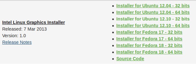 Como instalar driver de video no Linux com o Intel Graphics Installer?