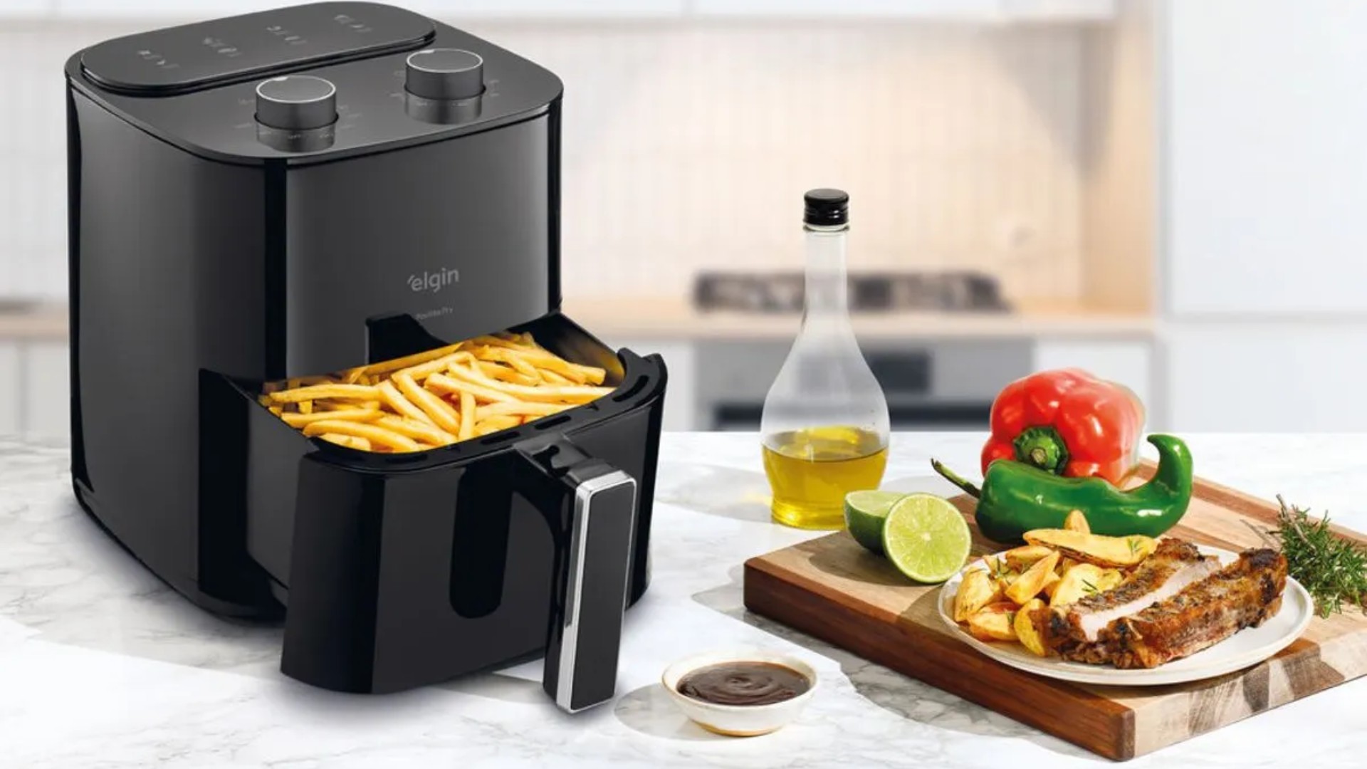 Air fryer da Elgin despenca de preço e sai por R$ 160 no 9.9 da Amazon